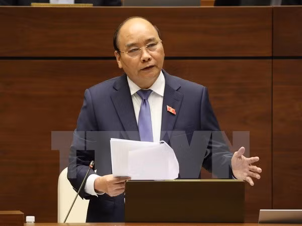 Premier de Vietnam comparece ante el Parlamento ảnh 1