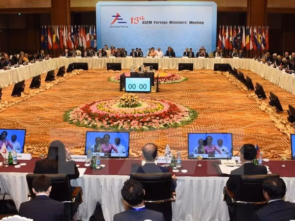Inauguran reunión de cancilleres de ASEM ảnh 1 Inauguran reunión de cancilleres de ASEM ảnh 1