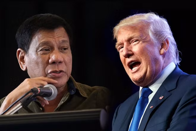 Donald Trump y Rodrigo Duterte se reúnen por primera vez en Vietnam ảnh 1
