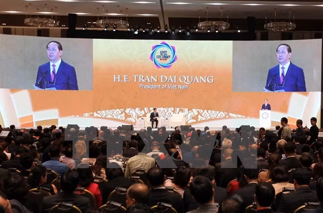 Presidente de Vietnam destaca aportes de comunidad empresarial en logros del APEC ảnh 1 Presidente de Vietnam destaca aportes de comunidad empresarial en logros del APEC ảnh 1