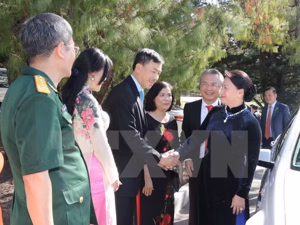 Presidenta de Asamblea Nacional dialoga con vietnamitas residentes en Australia ảnh 1