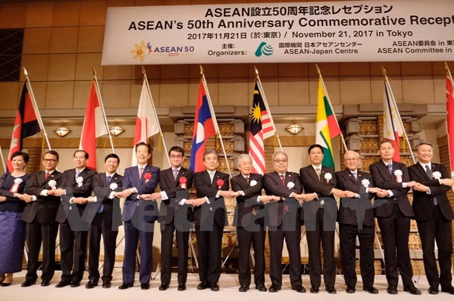 Japón destaca papel central de ASEAN ảnh 1