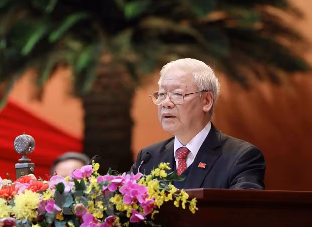 Comprometido máximo dirigente de Vietnam con cumplimiento de Resolución del congreso partidista ảnh 1