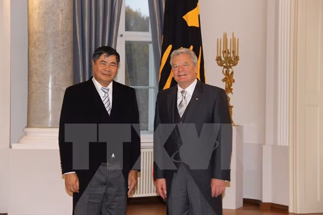 Presidente alemán califica de satisfactorias relaciones con Vietnam ảnh 1 Presidente alemán califica de satisfactorias relaciones con Vietnam ảnh 1
