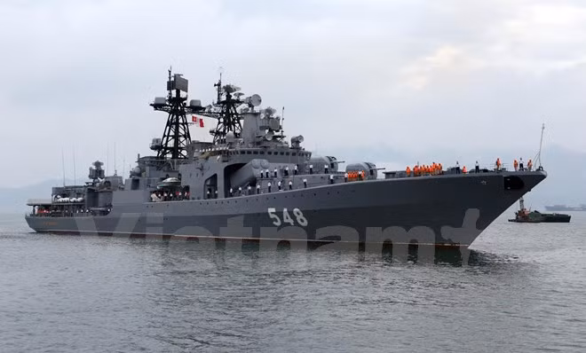 Flota de la Armada rusa visita Da Nang ảnh 1