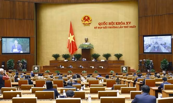 Parlamento vietnamita discute varios proyectos de leyes ảnh 1 Parlamento vietnamita discute varios proyectos de leyes ảnh 1