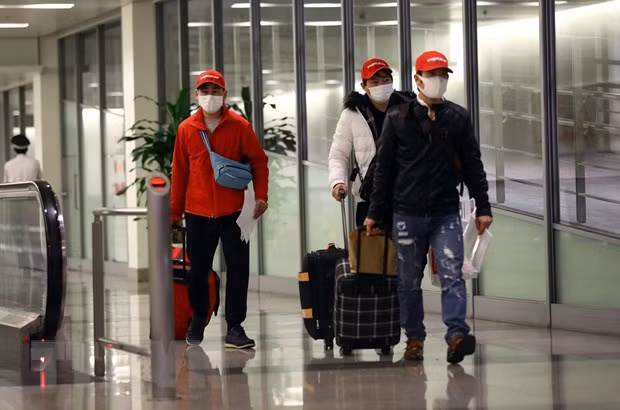 Hanoi recibe a 143 pasajeros japoneses en primer día del Año Nuevo ảnh 2