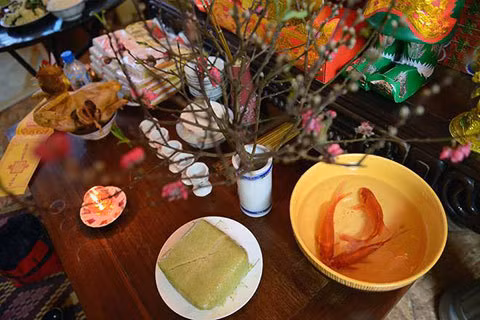 Preservan belleza cultural del culto a dioses de la cocina en Vietnam ảnh 3