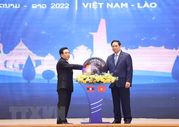 Lanzan Año de Solidaridad y Amistad 2022 entre Vietnam y Laos ảnh 2