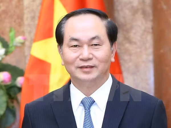 Presidente de Vietnam destaca relaciones con Francia ảnh 1
