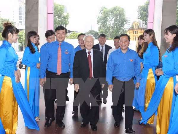 Líder partidista reitera confianza del pueblo vietnamita en la juventud nacional ảnh 1 Líder partidista reitera confianza del pueblo vietnamita en la juventud nacional ảnh 1