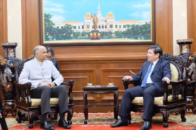 Destacan aumento de la cooperación entre Ciudad Ho Chi Minh y la India ảnh 1 Destacan aumento de la cooperación entre Ciudad Ho Chi Minh y la India ảnh 1
