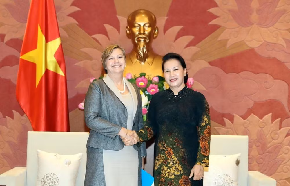 Presidenta parlamentaria elogia apoyo de UNICEF a protección infantil en Vietnam ảnh 1