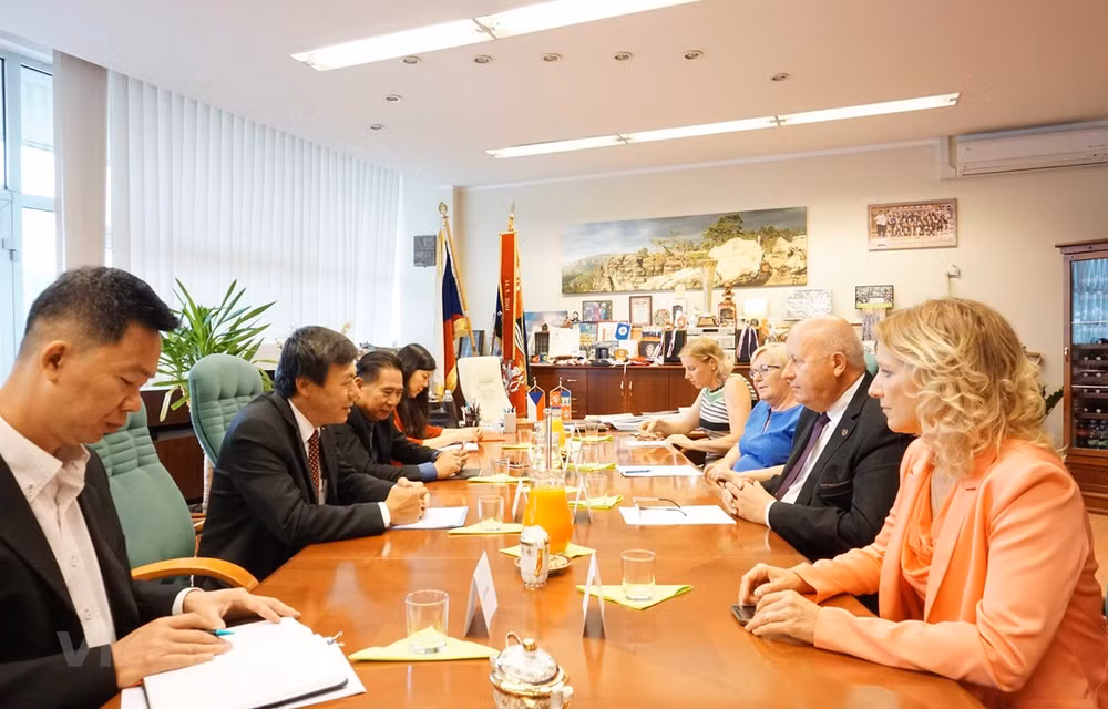 Promueven cooperación entre las localidades vietnamitas y checas ảnh 1