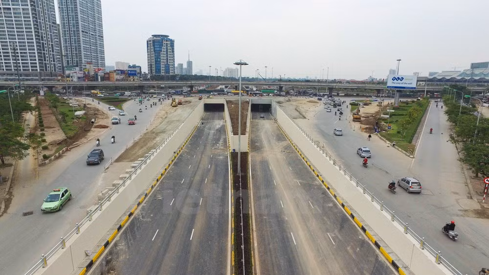 Abren al tráfico túneles más modernos de Hanoi ảnh 3 Abren al tráfico túneles más modernos de Hanoi ảnh 3