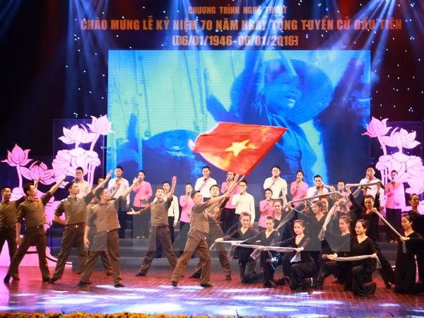 Programa artístico por aniversario 70 de primeras elecciones generales de Vietnam ảnh 1 Programa artístico por aniversario 70 de primeras elecciones generales de Vietnam ảnh 1