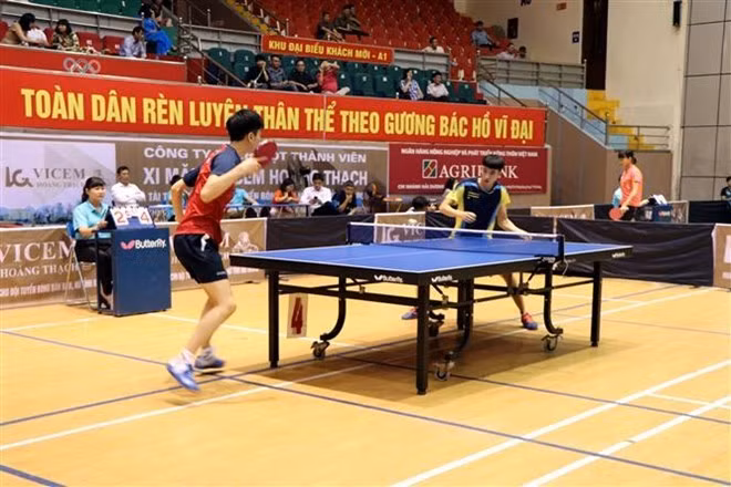 Finalizó en Vietnam Torneo Internacional de Tenis de Mesa ảnh 1
