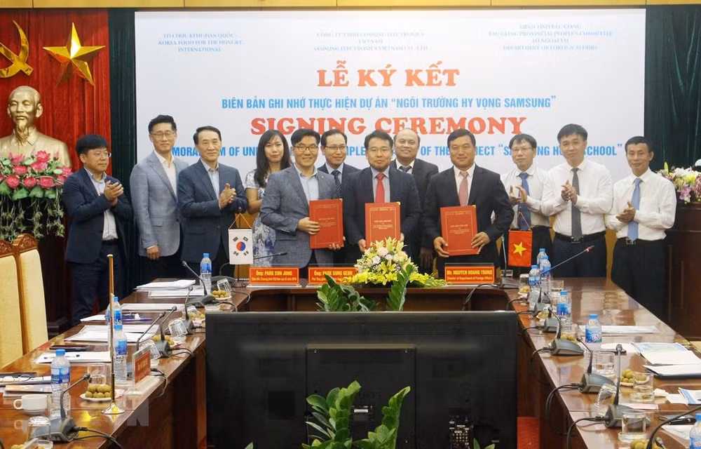 Construirán escuela en provincia vietnamita de Bac Giang con financiamiento sudcoreano ảnh 1