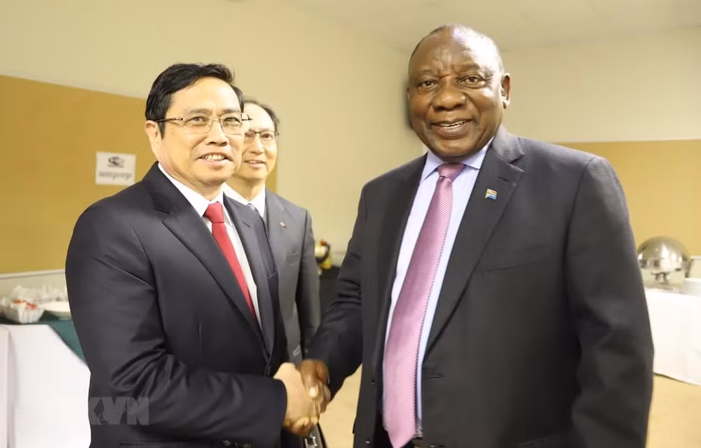 Dirigente partidista vietnamita realiza visita de trabajo en Sudáfrica ảnh 1