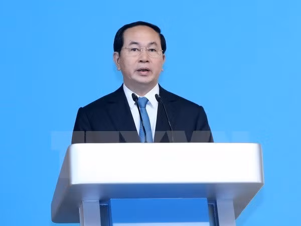 Presidente de Vietnam saluda AIPA-38 ảnh 1