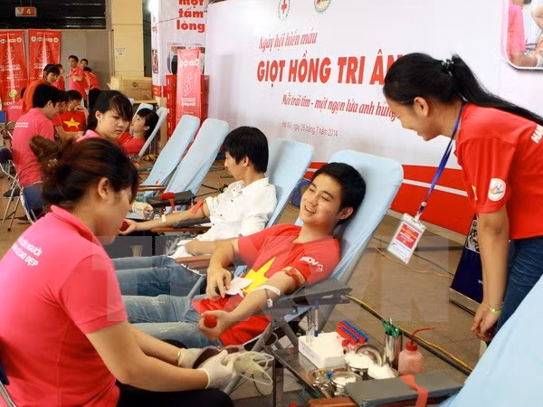 Campaña humanitaria de donación de sangre llega a Hanoi ảnh 1