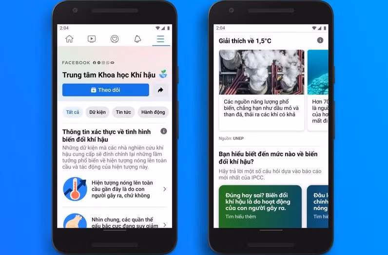 Meta establece Centro de Información Científica sobre Climas en Vietnam ảnh 1