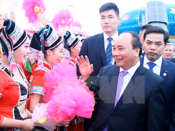 Primer ministro de Vietnam inicia visita oficial a China ảnh 1