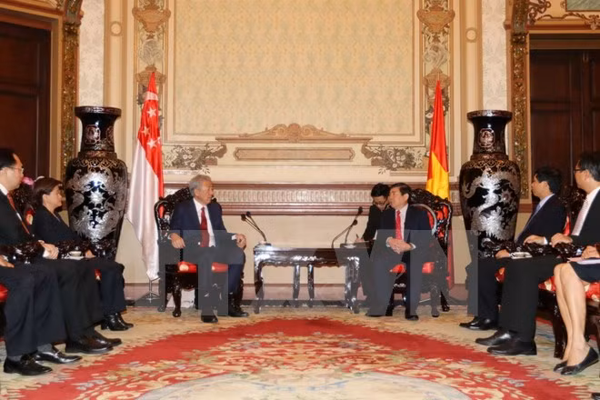 Vicepremier de Singapur visita Ciudad Ho Chi Minh ảnh 1