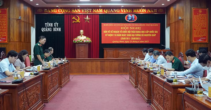 Efectuarán seminario científico sobre el General Vo Nguyen Giap en agosto ảnh 1 Efectuarán seminario científico sobre el General Vo Nguyen Giap en agosto ảnh 1