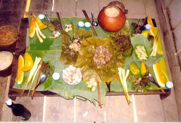 Minoría etnica Xinh Mun de Vietnam celebra Festival de nuevo arroz ảnh 1