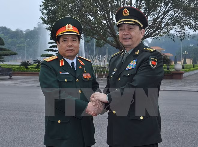 Conversan ministros vietnamita y china de Defensa ảnh 1