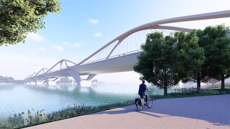 Hanoi finaliza diseño del puente Tran Hung Dao ảnh 2