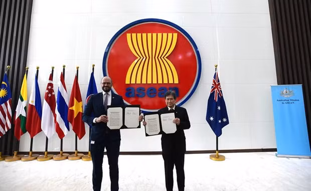 ASEAN y Australia firman memorando de entendimiento sobre Iniciativa de Futuros de agrupación ảnh 1