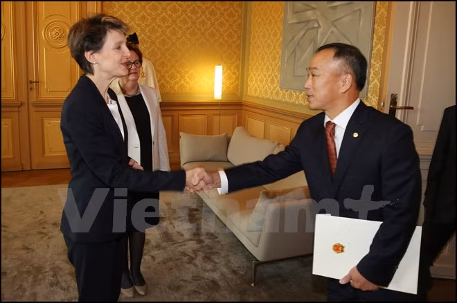 Suiza considera importantes nexos con Vietnam ảnh 1