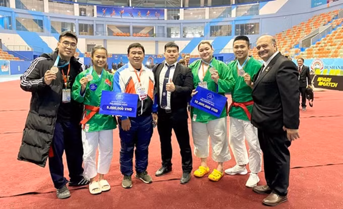 SEA Games 31: Selección vietnamita de Kurash lucha por conquistar cinco oros ảnh 1
