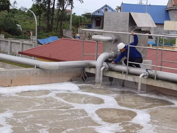 Inauguran en Hanoi nueva planta de tratamiento de aguas residuales ảnh 1 Inauguran en Hanoi nueva planta de tratamiento de aguas residuales ảnh 1