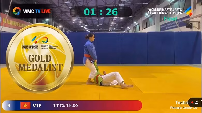 Vietnam conquista cinco medallas doradas en Maestrías Mundiales de Artes Marciales ảnh 1