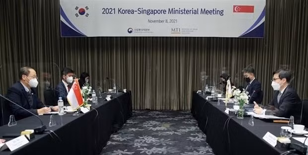 Corea del Sur y Singapur por firmar acuerdo de comercio digital ảnh 1