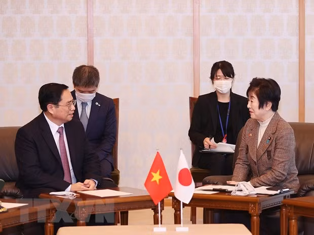 Primer ministro de Vietnam se reúne con líderes de la Dieta Nacional de Japón ảnh 1