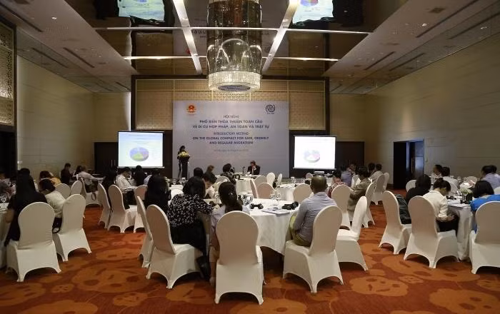Inauguran en Vietnam conferencia sobre divulgación del Pacto Mundial para Migración Segura, Ordenada y Regular ảnh 1 Inauguran en Vietnam conferencia sobre divulgación del Pacto Mundial para Migración Segura, Ordenada y Regular ảnh 1