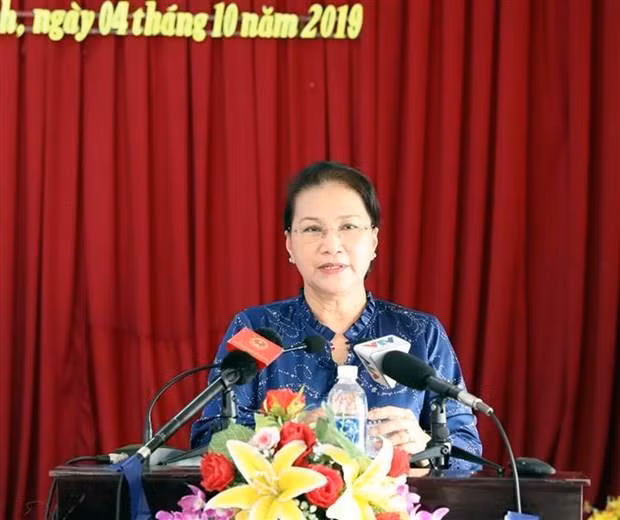 Contacta Presidenta del Parlamento de Vietnam con electores de Can Tho ảnh 1 Contacta Presidenta del Parlamento de Vietnam con electores de Can Tho ảnh 1