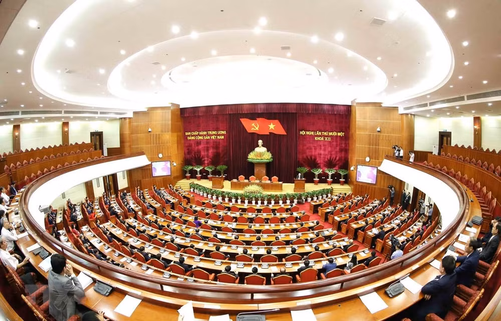 Concluye onceno pleno del órgano rector del Partido Comunista de Vietnam ảnh 1 Concluye onceno pleno del órgano rector del Partido Comunista de Vietnam ảnh 1