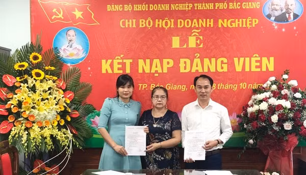 Provincia de Bac Giang desarrolla organizaciones partidistas en empresas ảnh 1