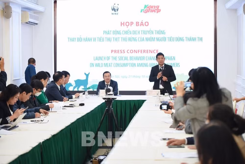 WWF lanza campaña contra consumo de animales salvajes en Vietnam ảnh 1 WWF lanza campaña contra consumo de animales salvajes en Vietnam ảnh 1