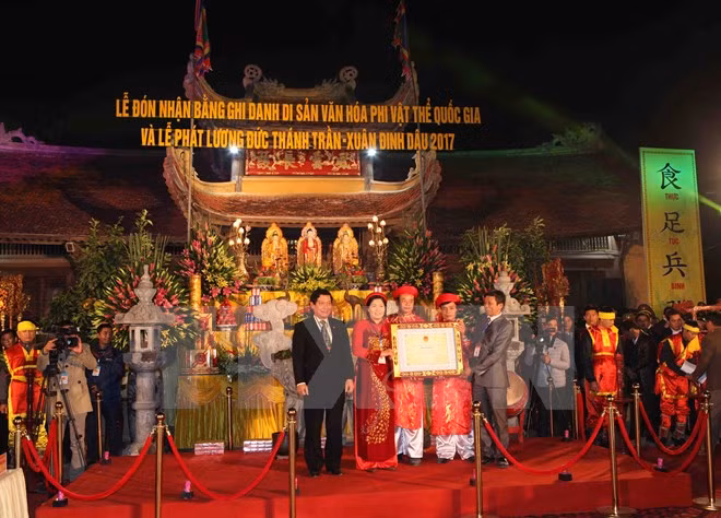 Festival de Templo Tran Thuong reconocido patrimonio intangible nacional ảnh 1