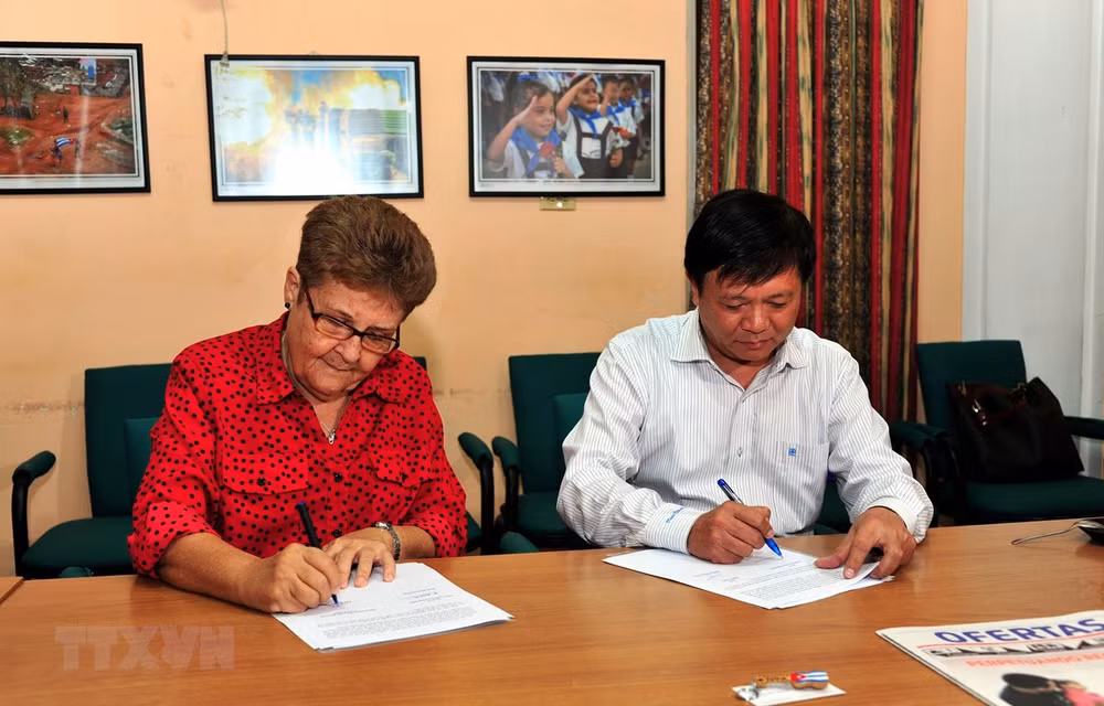 Fortalece Agencia Vietnamita de Noticias cooperación con socios de Cuba ảnh 1