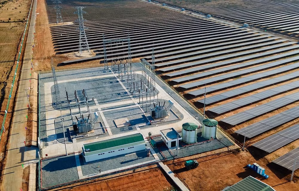 Inauguran en Vietnam mayor complejo de energía solar en el Sudeste Asiático ảnh 1 Inauguran en Vietnam mayor complejo de energía solar en el Sudeste Asiático ảnh 1