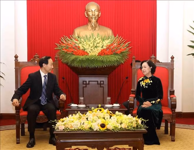 De visita en Vietnam presidente de la Fundación Soong Ching Ling ảnh 1