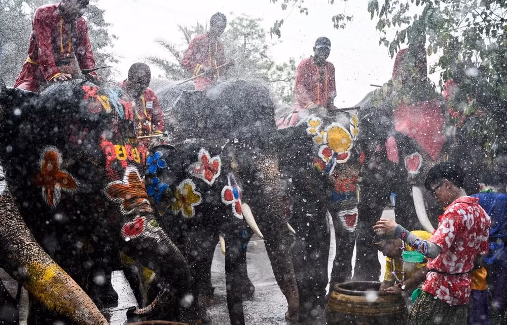 Comienzan en Tailandia celebraciones de festival budista Songkran ảnh 1