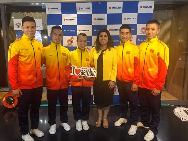 Gana Vietnam tres medallas de oro en Copa Mundial de gimnasia aeróbica ảnh 1 Gana Vietnam tres medallas de oro en Copa Mundial de gimnasia aeróbica ảnh 1